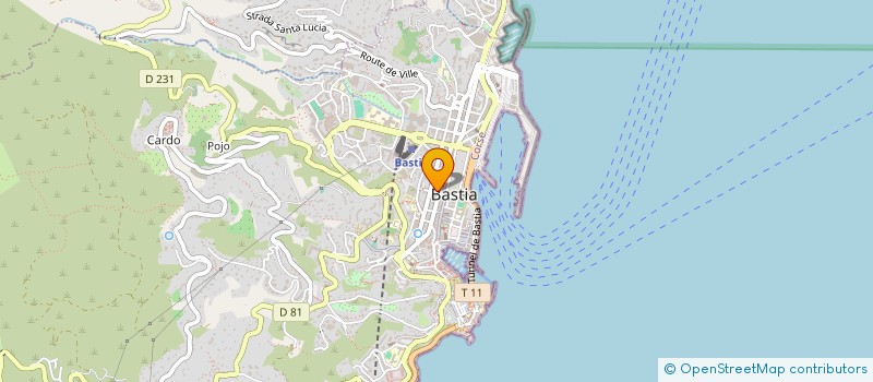 localisation de l'entreprise SCI MARTINE FILIPPI ET MICHEL FILIPPI à BASTIA