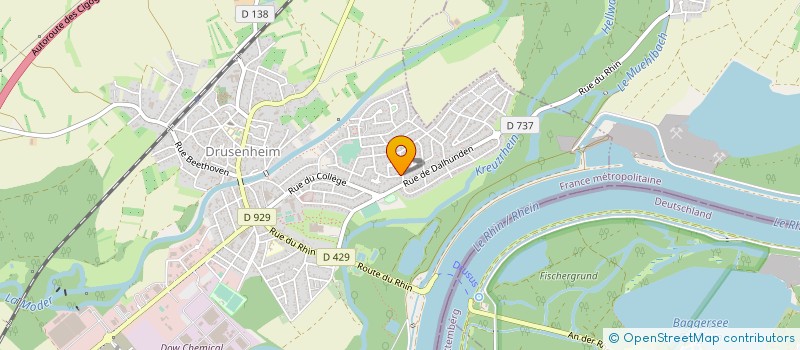 localisation de l'entreprise SCI MARTINE & OLIVIER  DRUSENHEIM