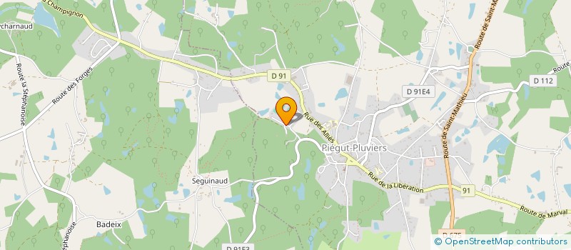 localisation de l'entreprise SCI MARTINE PLAISANCE  PIEGUT-PLUVIERS