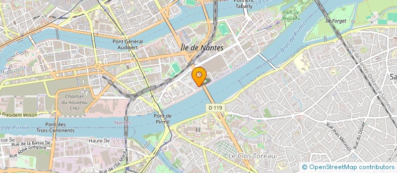 localisation de l'entreprise SCI MARTINEAU à NANTES