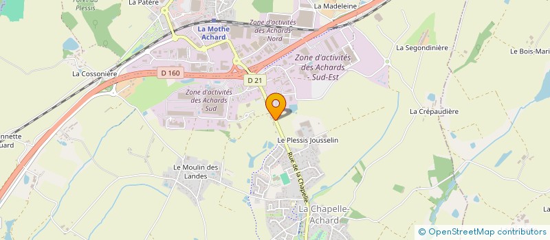 localisation de l'entreprise SCI MARTINEAU - MORNET  LES ACHARDS