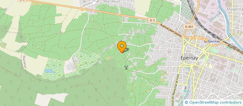 localisation de l'entreprise SCI MARTINET à EPERNAY