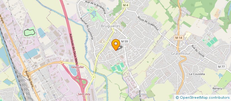 localisation de l'entreprise SCI MARTINET  BRUGUIERES