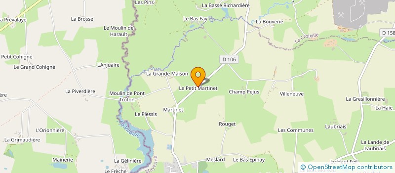 localisation de l'entreprise SCI MARTINET  BOURGON