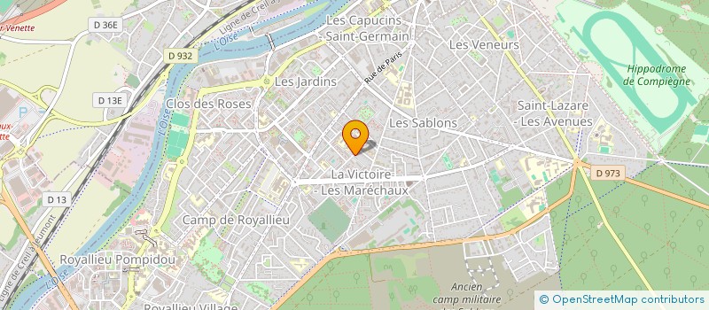 localisation de l'entreprise SCI MARTINET CHARMETANT  COMPIEGNE