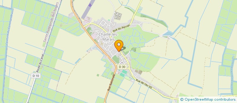 localisation de l'entreprise SCI MARTINEZ  CHAILLE-LES-MARAIS