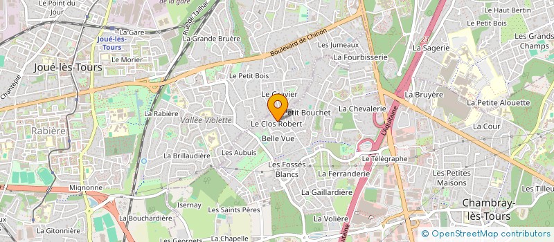 localisation de l'entreprise SCI MARTINEZ  CHAMBRAY-LES-TOURS