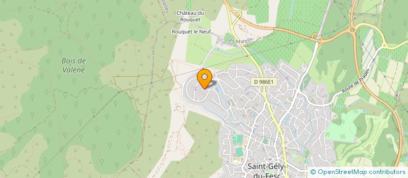 localisation de l'entreprise SCI MARTINEZ  MONTFERRIER-SUR-LEZ