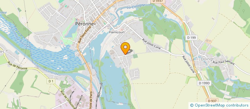 localisation de l'entreprise SCI MARTINEZ  DOINGT