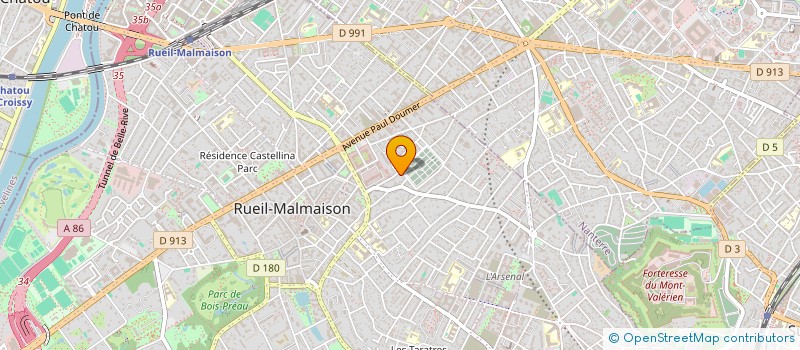 localisation de l'entreprise SCI MARTINEZ à RUEIL-MALMAISON