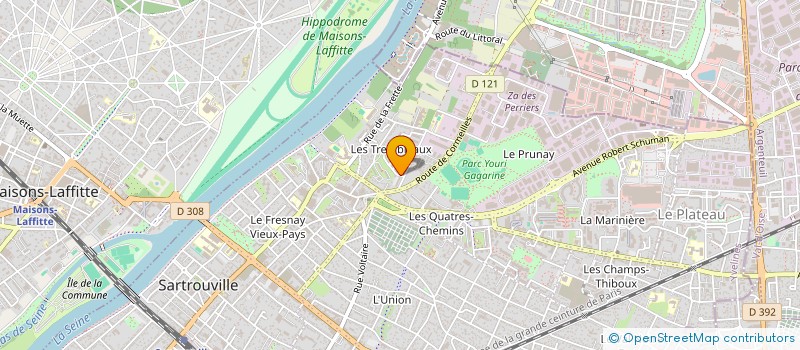 localisation de l'entreprise SCI MARTINEZ  SARTROUVILLE