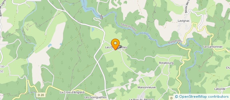 localisation de l'entreprise SCI MARTINEZ IMMO  NEUVIC