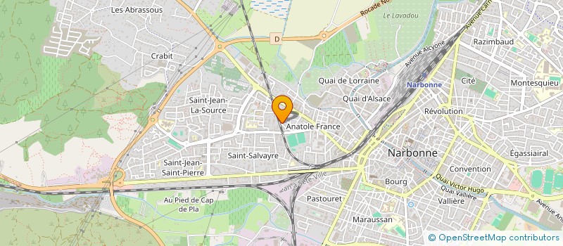 localisation de l'entreprise SCI MARTINEZ-MIEILLE à NARBONNE