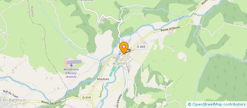 localisation de l'entreprise SCI MARTINEZ-SAFI à ARAMITS