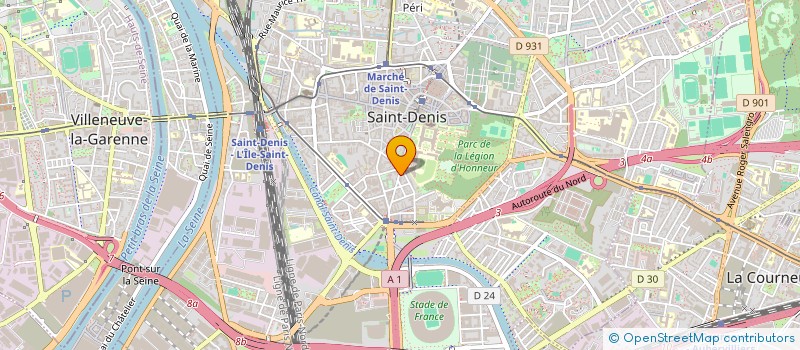 localisation de l'entreprise SCI MARTINEZ VIVRE ET HABITER  SAINT-DENIS