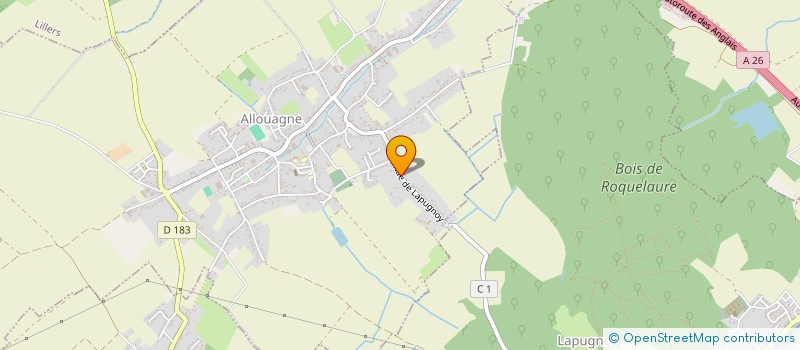 localisation de l'entreprise SCI MARTINHO à ALLOUAGNE