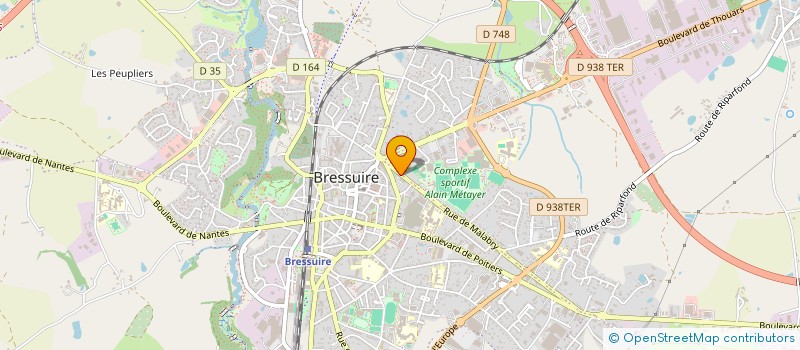 localisation de l'entreprise SCI MARTINHY  BRESSUIRE