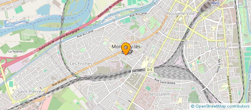 localisation de l'entreprise SCI MARTINON à MONTIGNY-LES-METZ