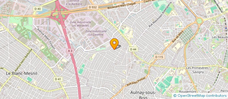 localisation de l'entreprise SCI MARTINS à AULNAY-SOUS-BOIS