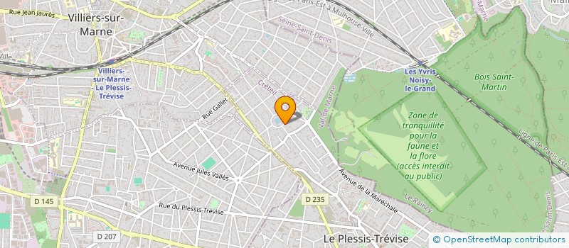 localisation de l'entreprise SCI MARTINS à LE PLESSIS-TREVISE
