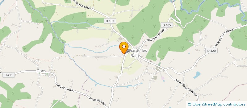 localisation de l'entreprise SCI MARTINS  GAMARDE-LES-BAINS