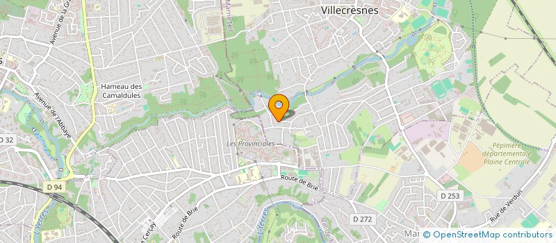 localisation de l'entreprise SCI MARTINS  VILLECRESNES