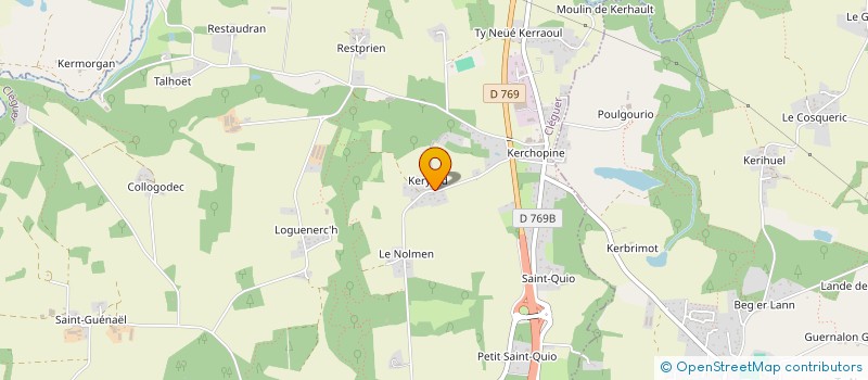 localisation de l'entreprise SCI MARTINS  CLEGUER