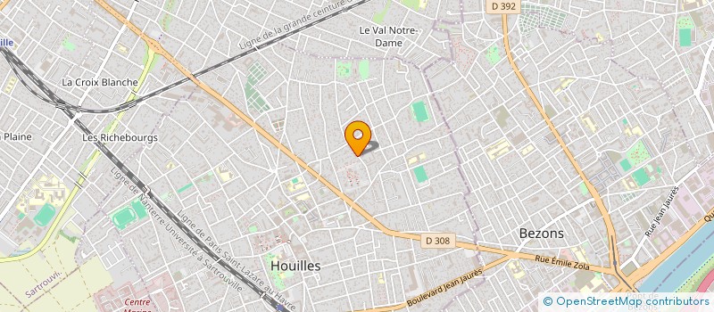 localisation de l'entreprise SCI MARTINS ANDRADE  HOUILLES