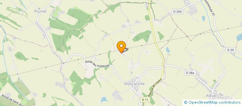 localisation de l'entreprise SCI MARTINSS à LA SALVETAT-LAURAGAIS