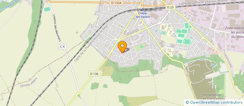 localisation de l'entreprise SCI MARTIPOL  CREPY-EN-VALOIS