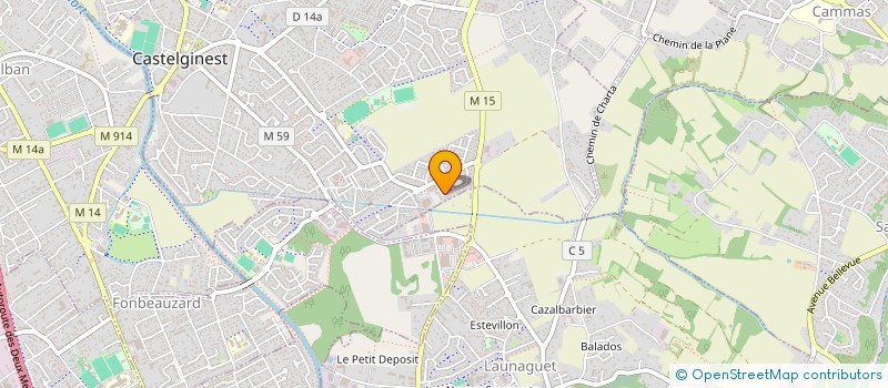 localisation de l'entreprise SCI MARTIS  CASTELGINEST