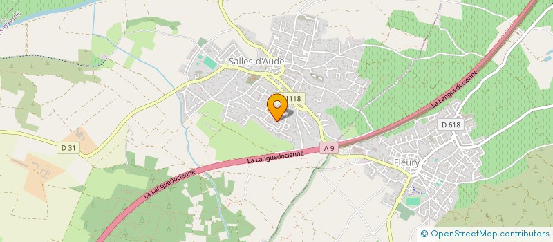 localisation de l'entreprise SCI MARTISOU  SALLES-D'AUDE