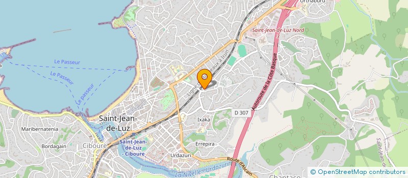 localisation de l'entreprise SCI MARTIZ  SAINT-JEAN-DE-LUZ