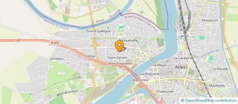 localisation de l'entreprise SCI MARTIZ à ARLES