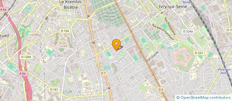 localisation de l'entreprise SCI MARTO à VILLEJUIF