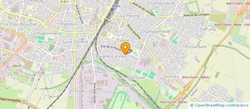 localisation de l'entreprise SCI MARTOI à NIORT