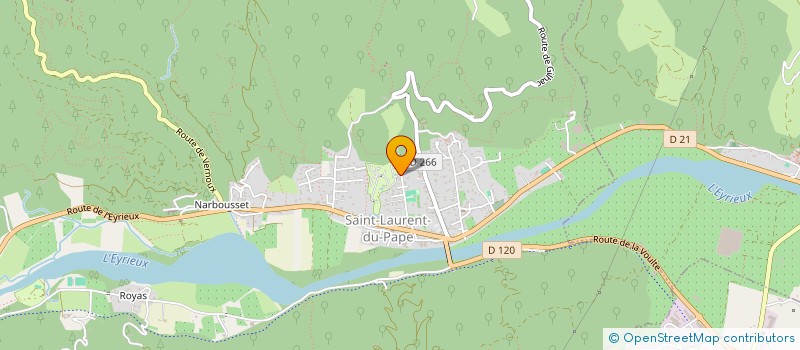 localisation de l'entreprise SCI MARTOJO  SAINT-LAURENT-DU-PAPE