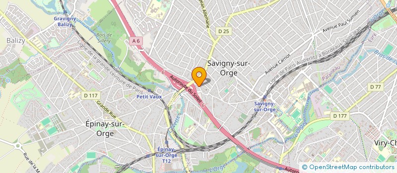 localisation de l'entreprise SCI MARTOLI à SAVIGNY-SUR-ORGE