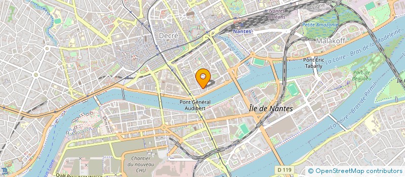 localisation de l'entreprise SCI MARTOM à NANTES
