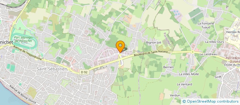 localisation de l'entreprise SCI MARTOM à PORNICHET