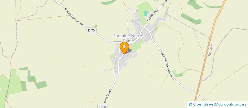 localisation de l'entreprise SCI MARTOULET à FONTAINE-NOTRE-DAME