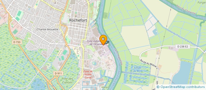 localisation de l'entreprise SCI MARTROU  ROCHEFORT