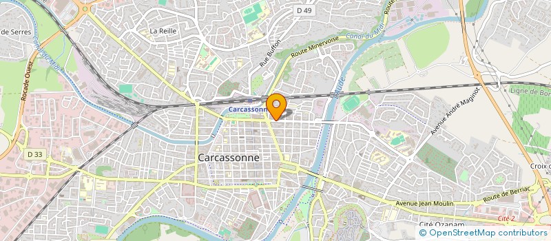 localisation de l'entreprise SCI MARTY à CARCASSONNE