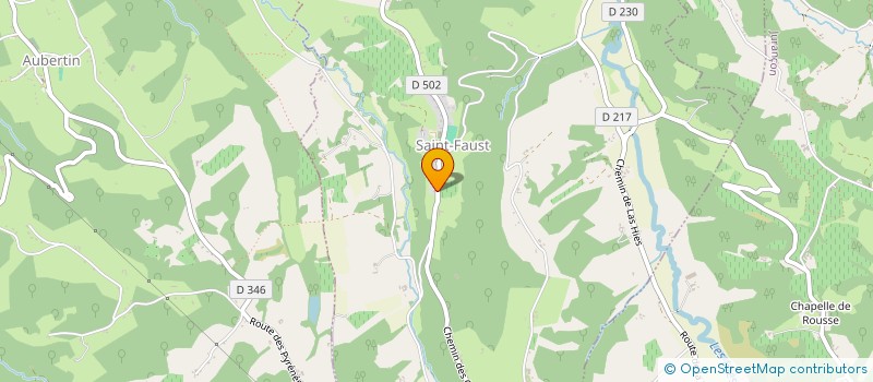 localisation de l'entreprise SCI MARTY  SAINT-FAUST