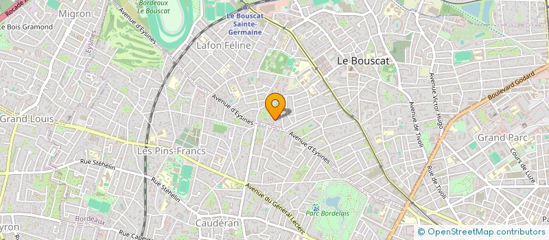 localisation de l'entreprise SCI MARU  LE BOUSCAT