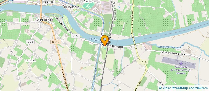 localisation de l'entreprise SCI MARUGO  MOISSAC