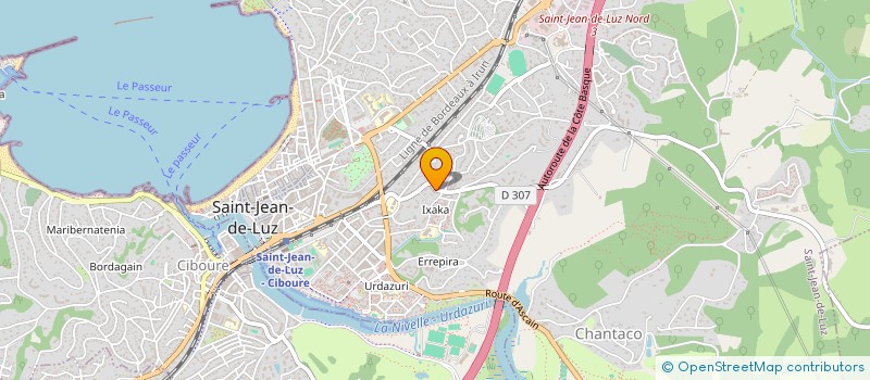 localisation de l'entreprise SCI MARUTAI  SAINT-JEAN-DE-LUZ