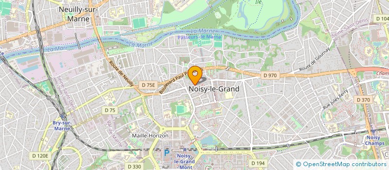 localisation de l'entreprise SCI MARUTEA à NOISY-LE-GRAND
