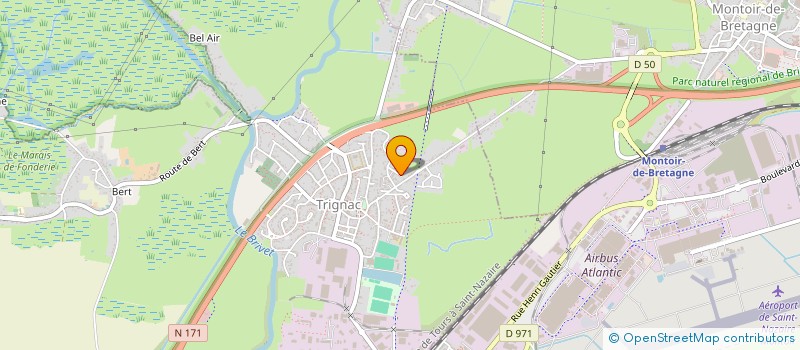 localisation de l'entreprise SCI MARVAND  TRIGNAC