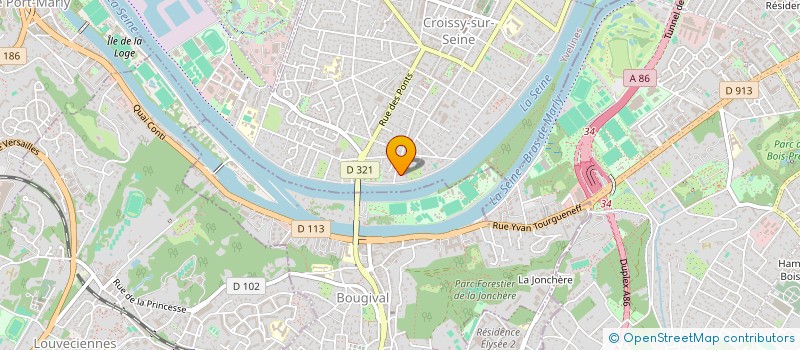 localisation de l'entreprise SCI MARVE  LES HOUCHES